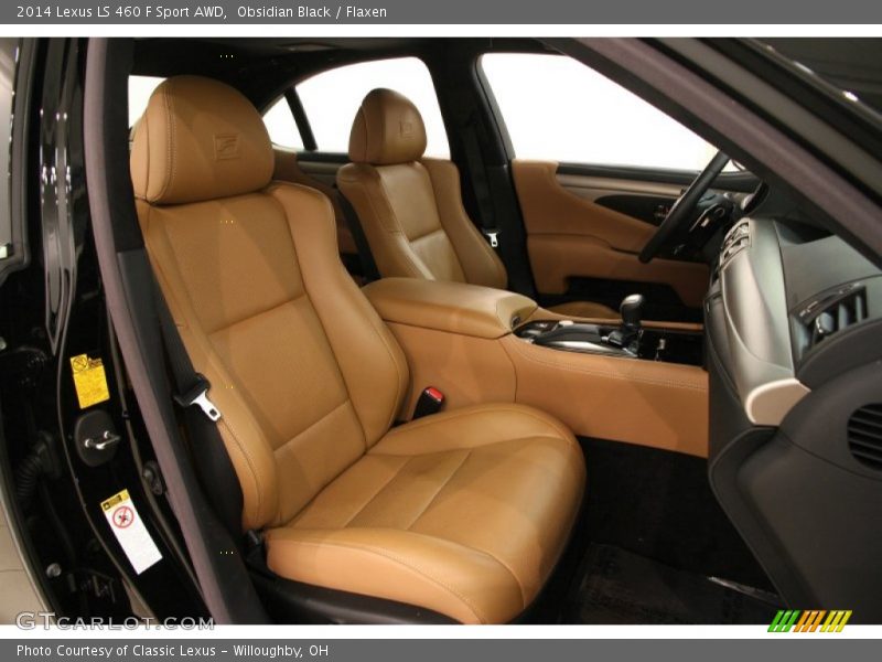 Obsidian Black / Flaxen 2014 Lexus LS 460 F Sport AWD