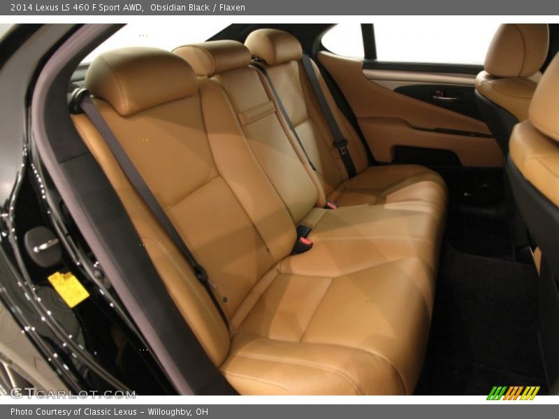 Obsidian Black / Flaxen 2014 Lexus LS 460 F Sport AWD