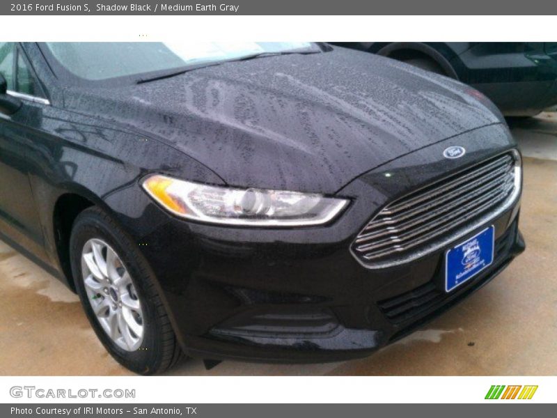 Shadow Black / Medium Earth Gray 2016 Ford Fusion S