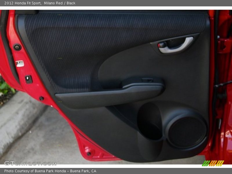 Milano Red / Black 2012 Honda Fit Sport