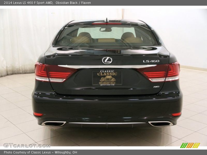 Obsidian Black / Flaxen 2014 Lexus LS 460 F Sport AWD