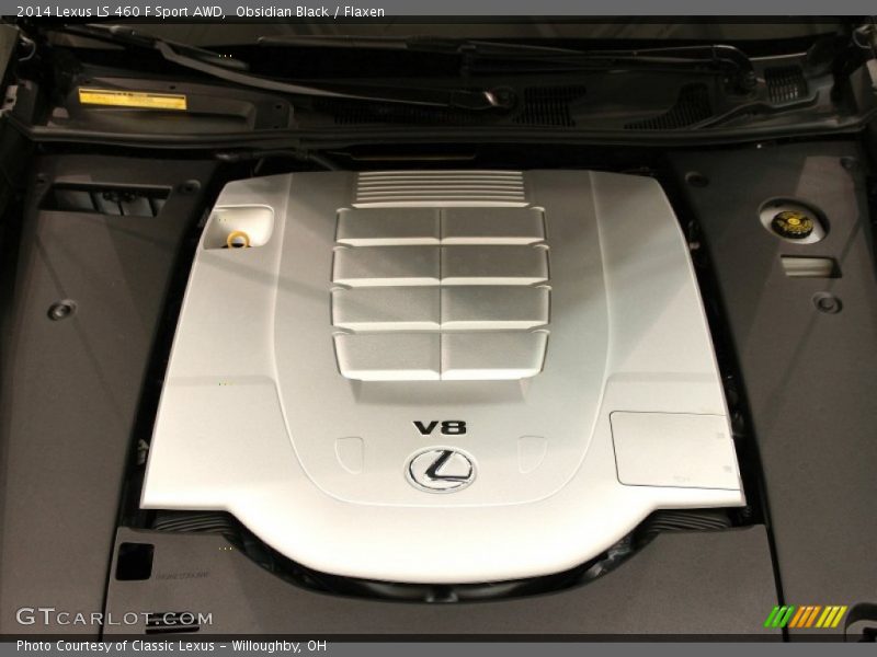 Obsidian Black / Flaxen 2014 Lexus LS 460 F Sport AWD