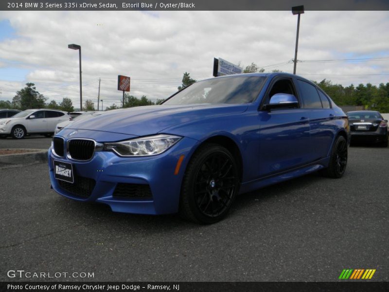 Estoril Blue / Oyster/Black 2014 BMW 3 Series 335i xDrive Sedan