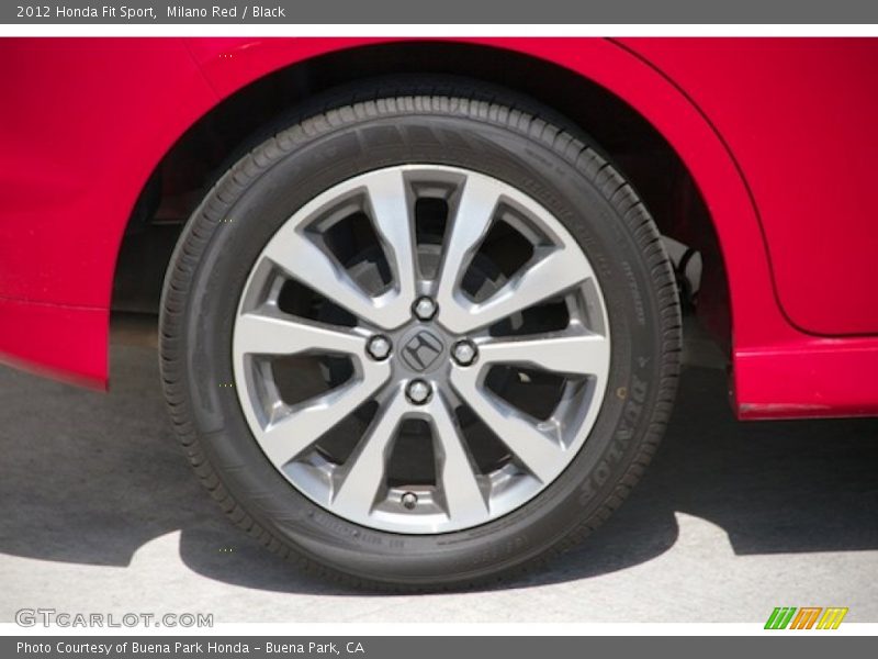 Milano Red / Black 2012 Honda Fit Sport