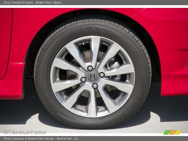 Milano Red / Black 2012 Honda Fit Sport