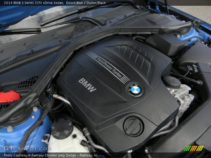 Estoril Blue / Oyster/Black 2014 BMW 3 Series 335i xDrive Sedan