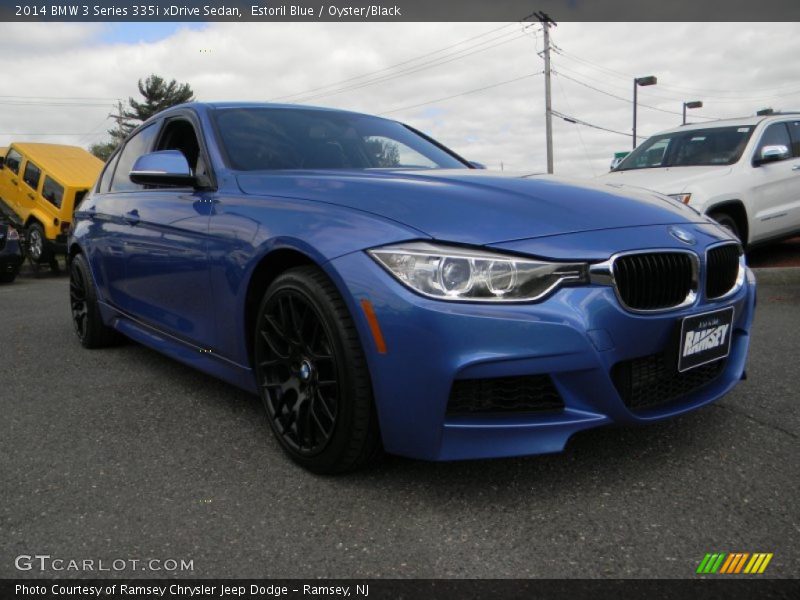 Estoril Blue / Oyster/Black 2014 BMW 3 Series 335i xDrive Sedan