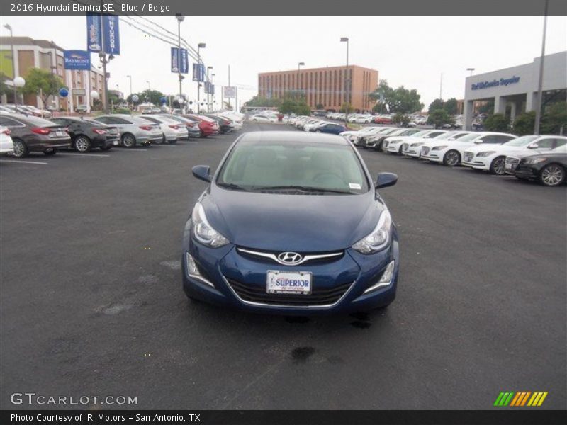 Blue / Beige 2016 Hyundai Elantra SE