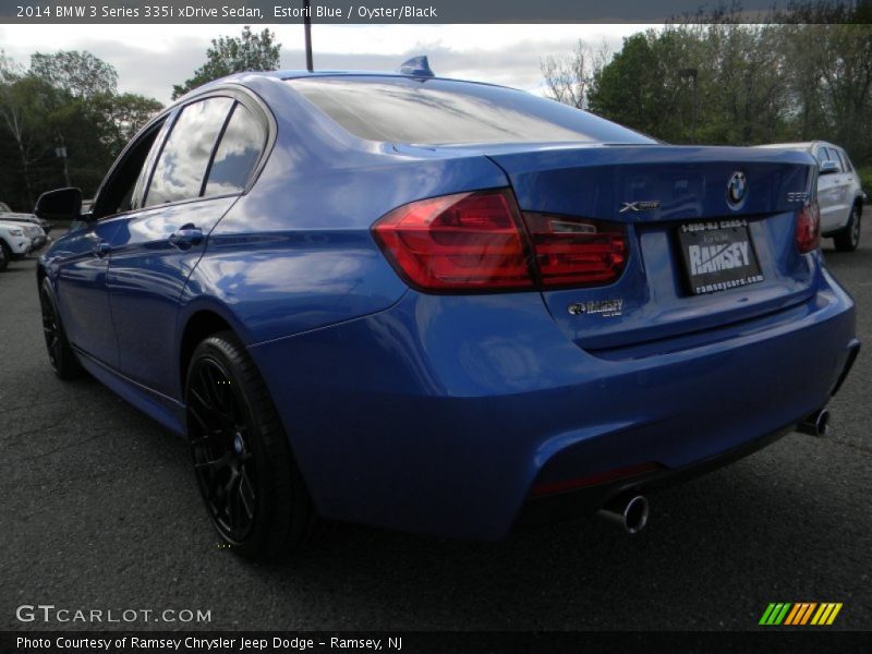 Estoril Blue / Oyster/Black 2014 BMW 3 Series 335i xDrive Sedan