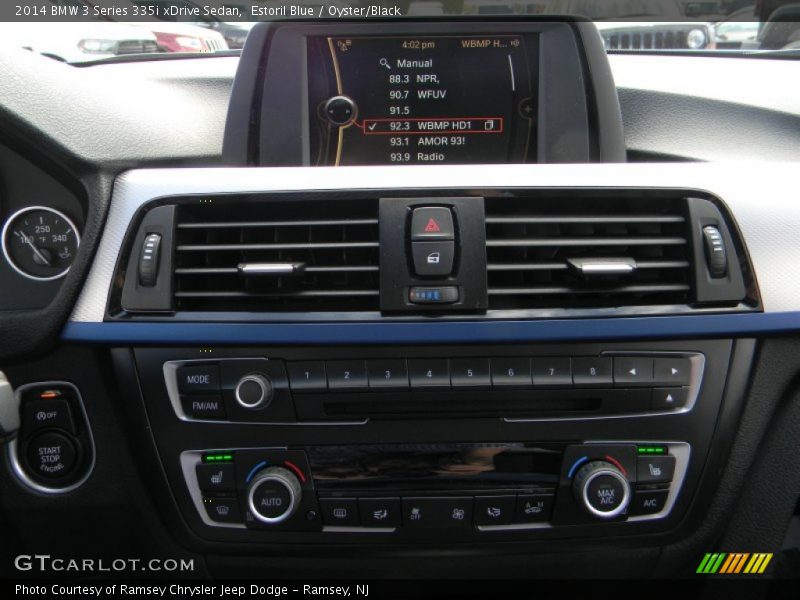 Estoril Blue / Oyster/Black 2014 BMW 3 Series 335i xDrive Sedan