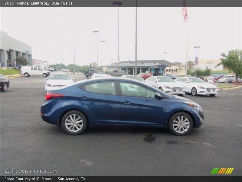 Blue / Beige 2016 Hyundai Elantra SE