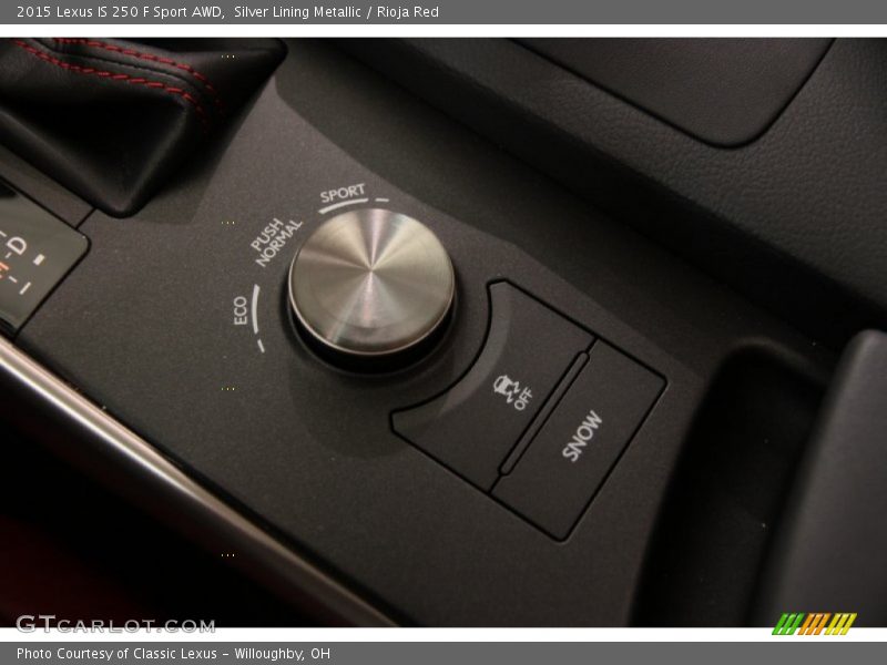 Silver Lining Metallic / Rioja Red 2015 Lexus IS 250 F Sport AWD
