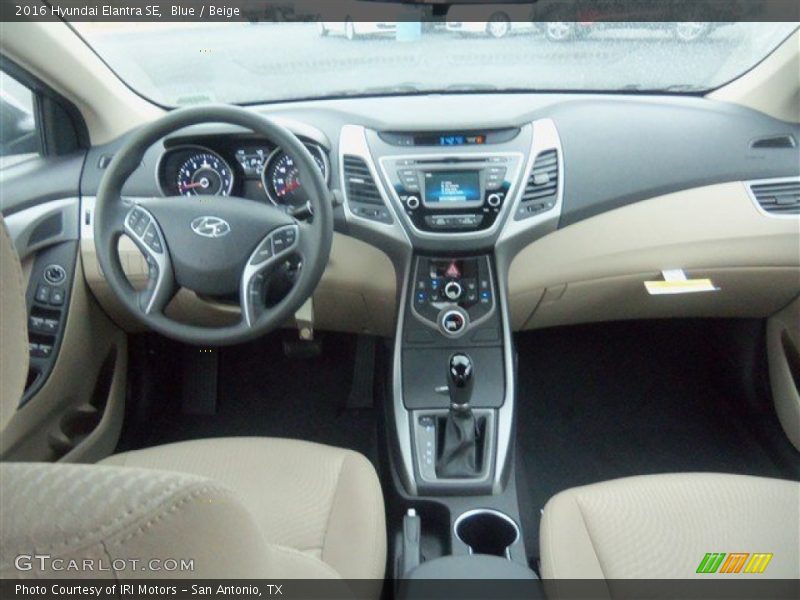 Blue / Beige 2016 Hyundai Elantra SE