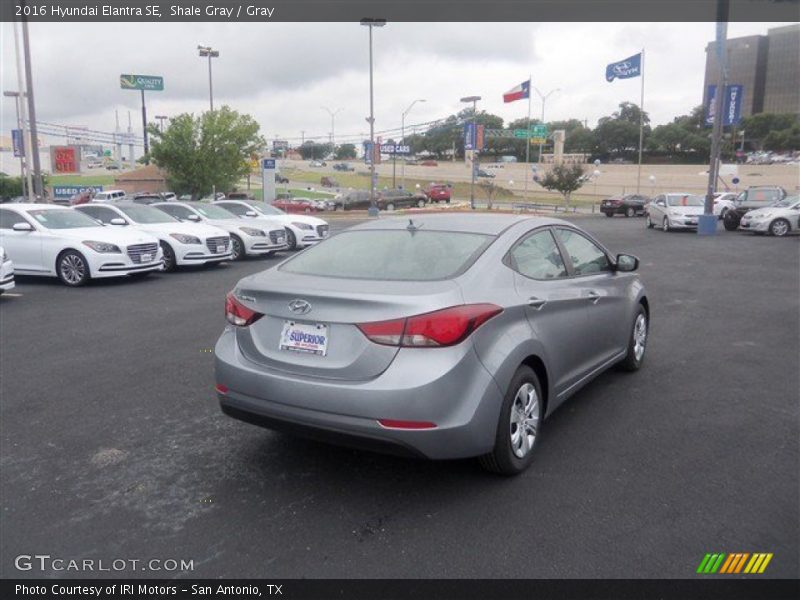 Shale Gray / Gray 2016 Hyundai Elantra SE