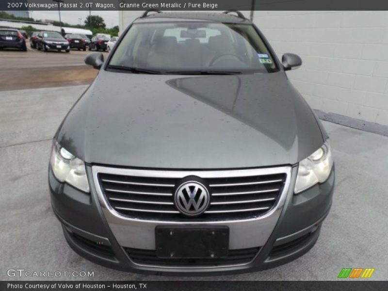Granite Green Metallic / Pure Beige 2007 Volkswagen Passat 2.0T Wagon