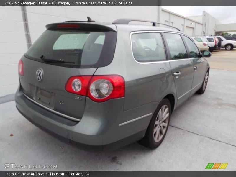 Granite Green Metallic / Pure Beige 2007 Volkswagen Passat 2.0T Wagon