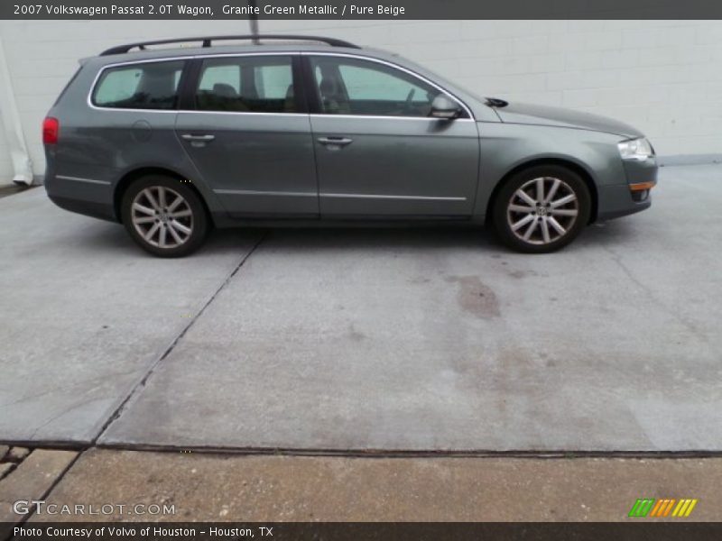 Granite Green Metallic / Pure Beige 2007 Volkswagen Passat 2.0T Wagon