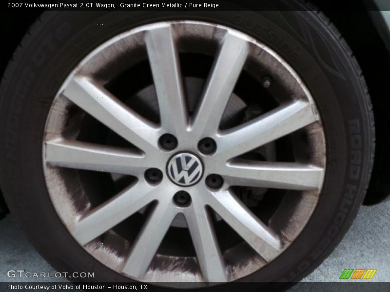 Granite Green Metallic / Pure Beige 2007 Volkswagen Passat 2.0T Wagon