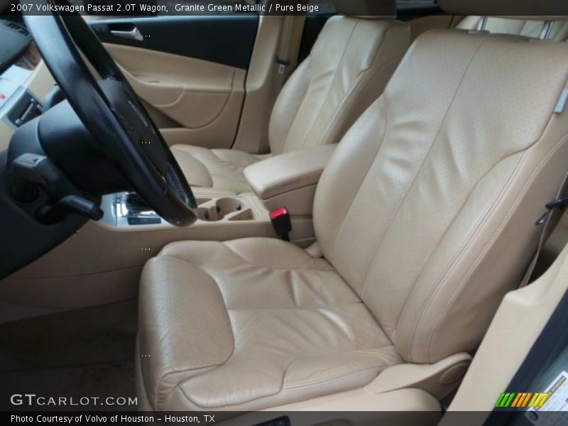 Granite Green Metallic / Pure Beige 2007 Volkswagen Passat 2.0T Wagon