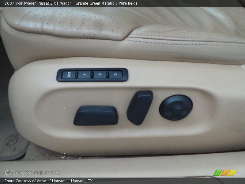 Granite Green Metallic / Pure Beige 2007 Volkswagen Passat 2.0T Wagon