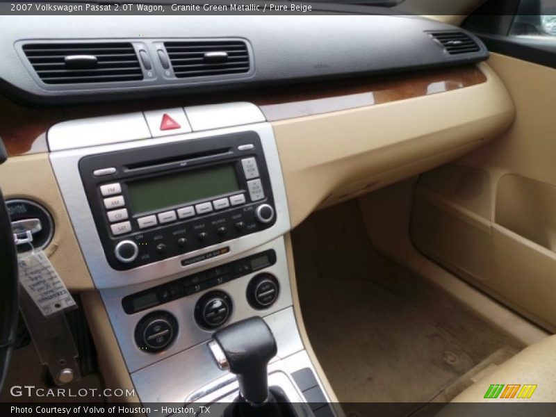 Granite Green Metallic / Pure Beige 2007 Volkswagen Passat 2.0T Wagon