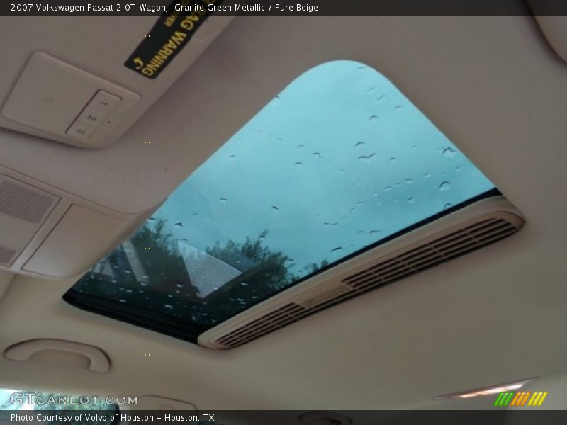 Granite Green Metallic / Pure Beige 2007 Volkswagen Passat 2.0T Wagon