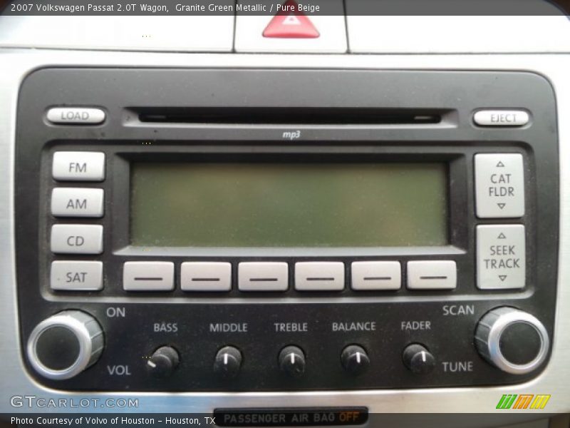 Granite Green Metallic / Pure Beige 2007 Volkswagen Passat 2.0T Wagon
