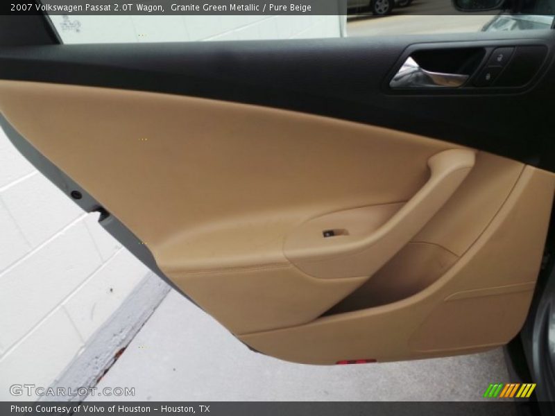 Granite Green Metallic / Pure Beige 2007 Volkswagen Passat 2.0T Wagon