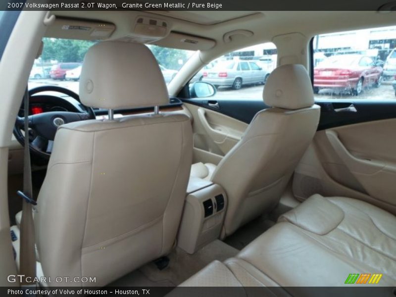 Granite Green Metallic / Pure Beige 2007 Volkswagen Passat 2.0T Wagon