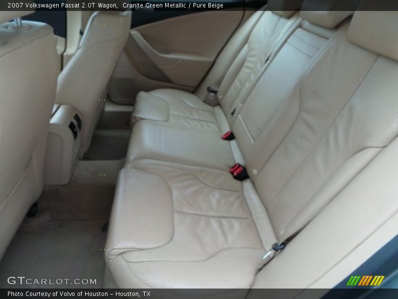 Granite Green Metallic / Pure Beige 2007 Volkswagen Passat 2.0T Wagon