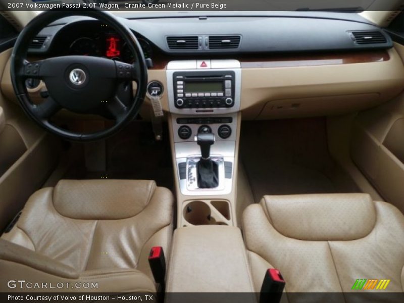 Granite Green Metallic / Pure Beige 2007 Volkswagen Passat 2.0T Wagon