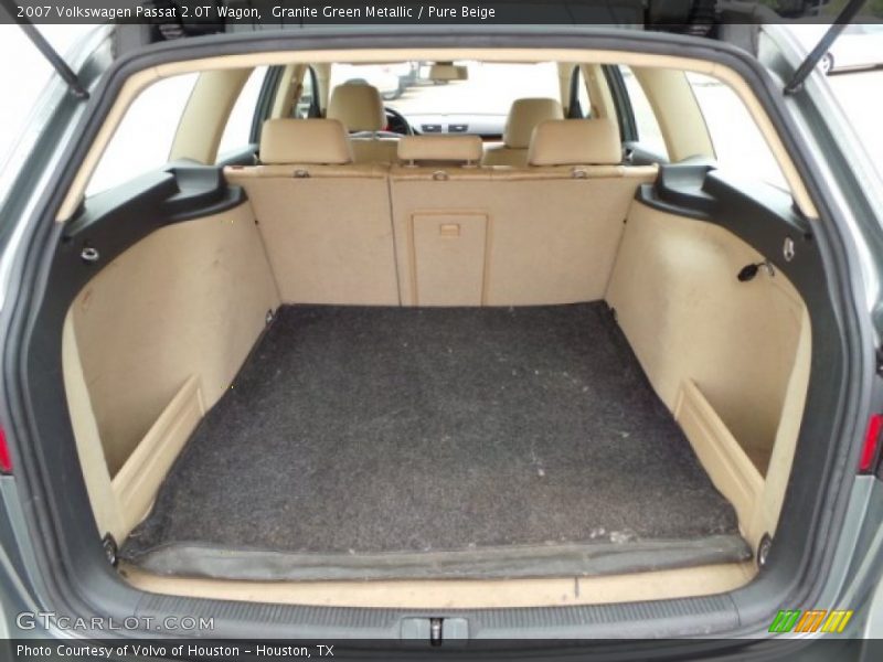 Granite Green Metallic / Pure Beige 2007 Volkswagen Passat 2.0T Wagon