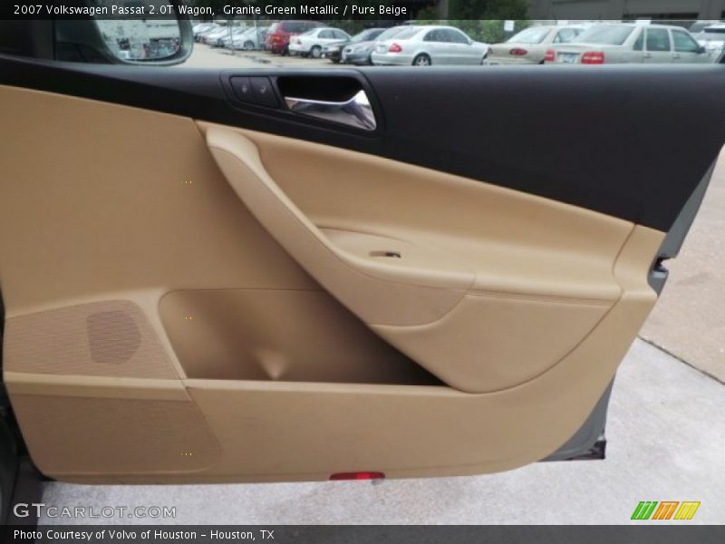 Granite Green Metallic / Pure Beige 2007 Volkswagen Passat 2.0T Wagon