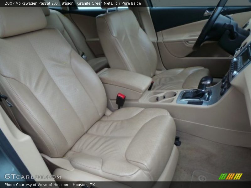 Granite Green Metallic / Pure Beige 2007 Volkswagen Passat 2.0T Wagon