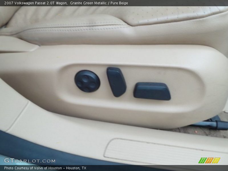 Granite Green Metallic / Pure Beige 2007 Volkswagen Passat 2.0T Wagon