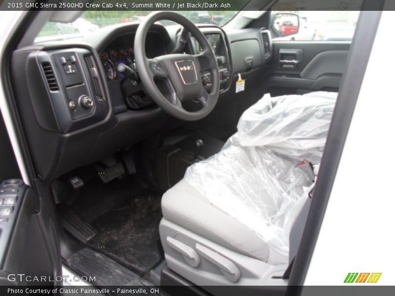Summit White / Jet Black/Dark Ash 2015 GMC Sierra 2500HD Crew Cab 4x4