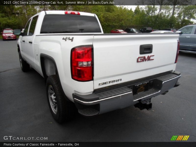 Summit White / Jet Black/Dark Ash 2015 GMC Sierra 2500HD Crew Cab 4x4