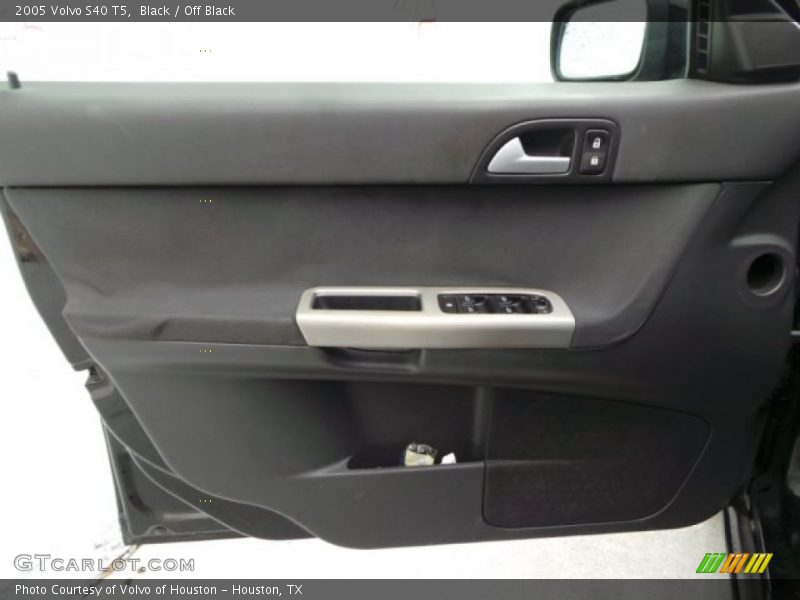 Black / Off Black 2005 Volvo S40 T5