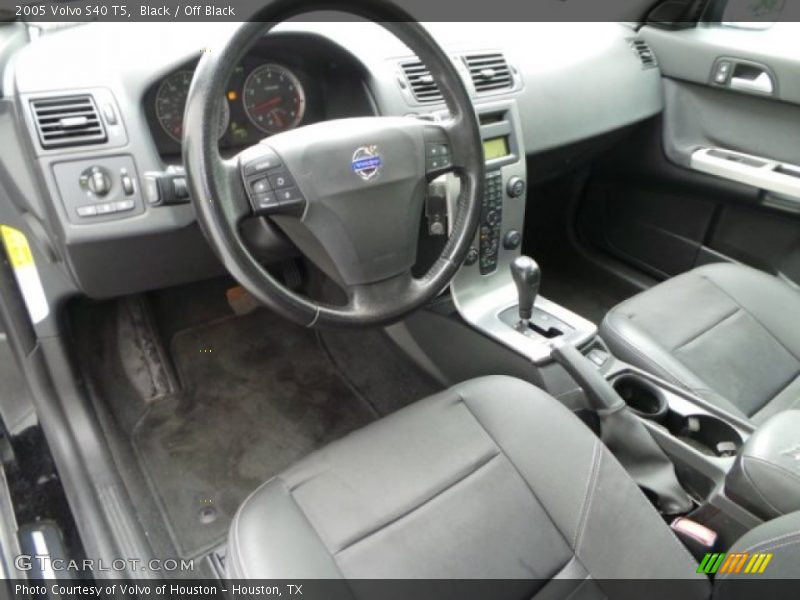 Black / Off Black 2005 Volvo S40 T5