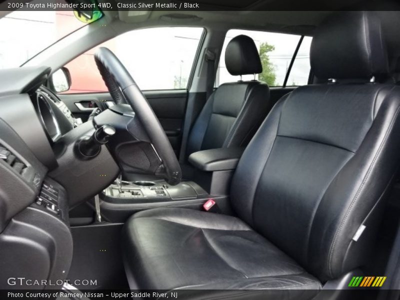 Classic Silver Metallic / Black 2009 Toyota Highlander Sport 4WD