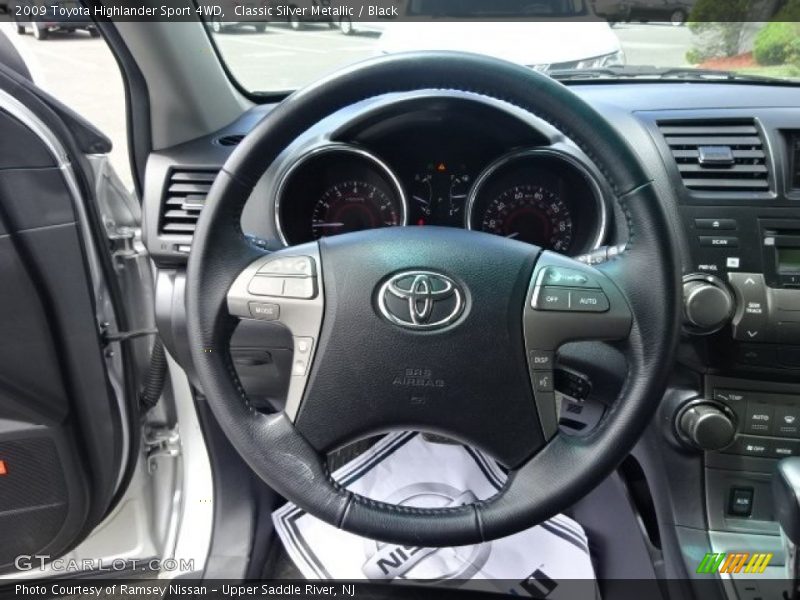 Classic Silver Metallic / Black 2009 Toyota Highlander Sport 4WD