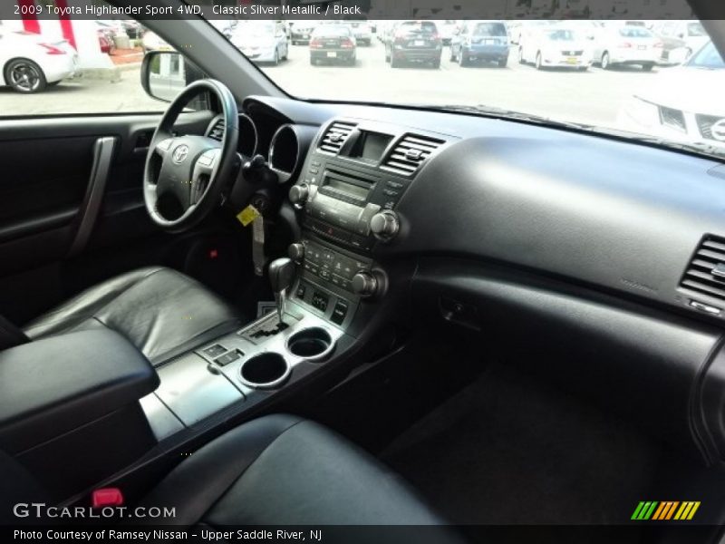 Classic Silver Metallic / Black 2009 Toyota Highlander Sport 4WD