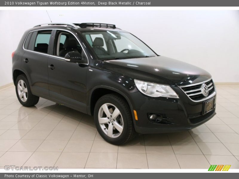 Deep Black Metallic / Charcoal 2010 Volkswagen Tiguan Wolfsburg Edition 4Motion