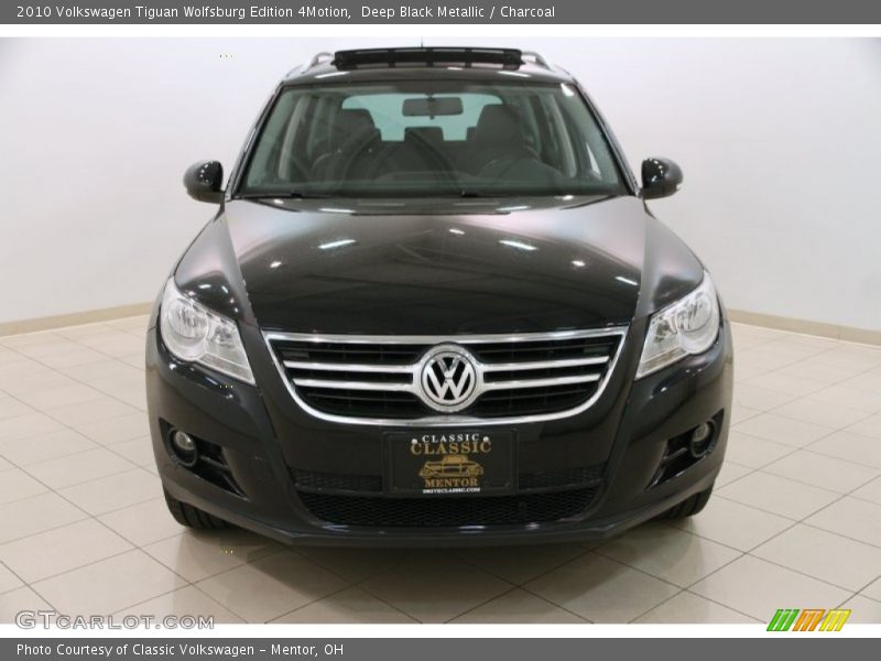 Deep Black Metallic / Charcoal 2010 Volkswagen Tiguan Wolfsburg Edition 4Motion