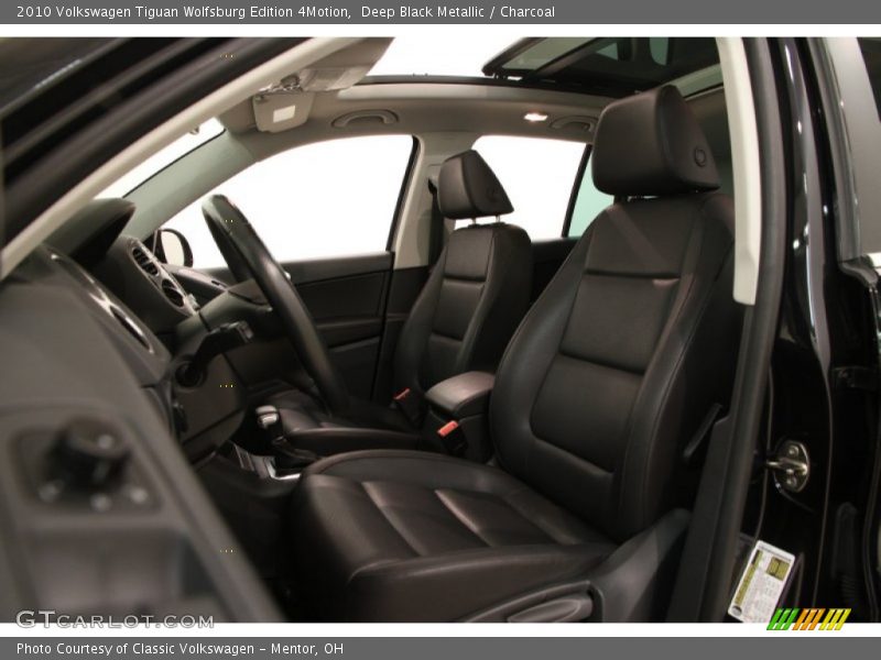 Deep Black Metallic / Charcoal 2010 Volkswagen Tiguan Wolfsburg Edition 4Motion
