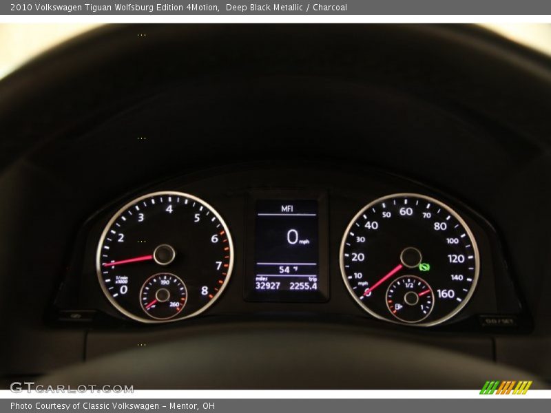 Deep Black Metallic / Charcoal 2010 Volkswagen Tiguan Wolfsburg Edition 4Motion