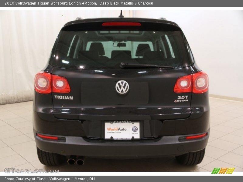 Deep Black Metallic / Charcoal 2010 Volkswagen Tiguan Wolfsburg Edition 4Motion