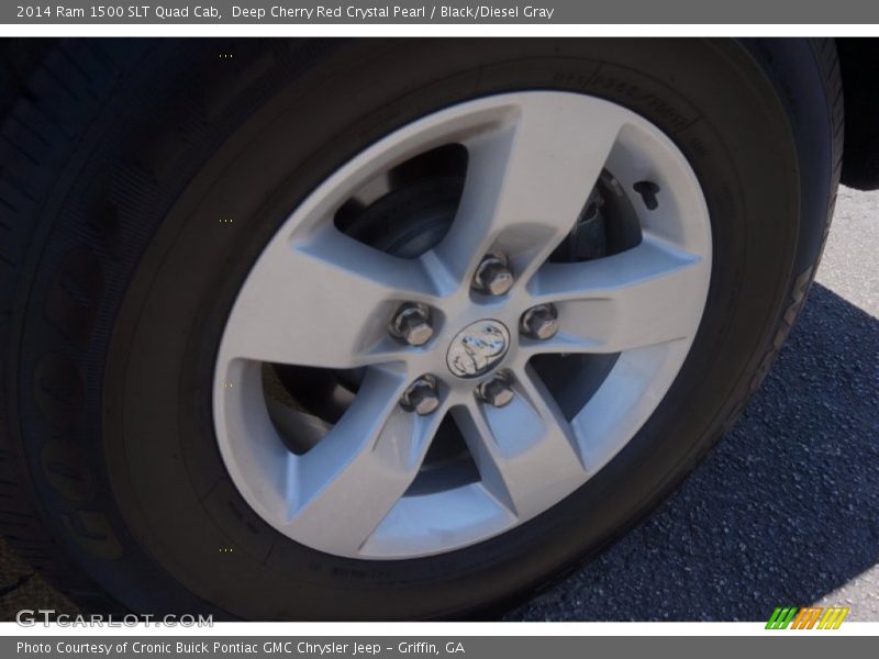 Deep Cherry Red Crystal Pearl / Black/Diesel Gray 2014 Ram 1500 SLT Quad Cab