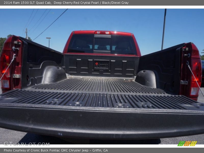 Deep Cherry Red Crystal Pearl / Black/Diesel Gray 2014 Ram 1500 SLT Quad Cab