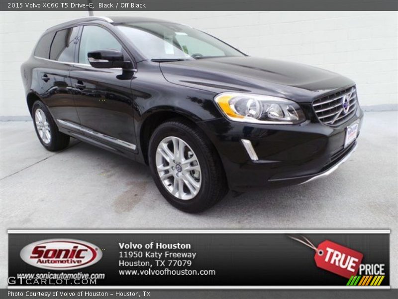 Black / Off Black 2015 Volvo XC60 T5 Drive-E